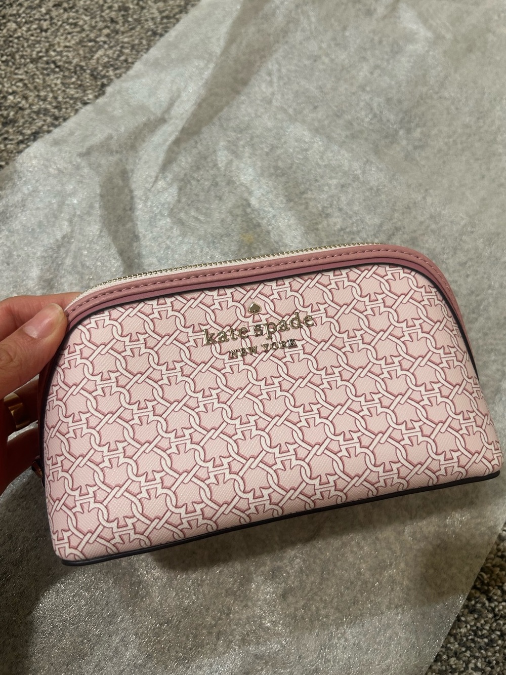 Kate Spade Link Small Cosmetic Bag Pink